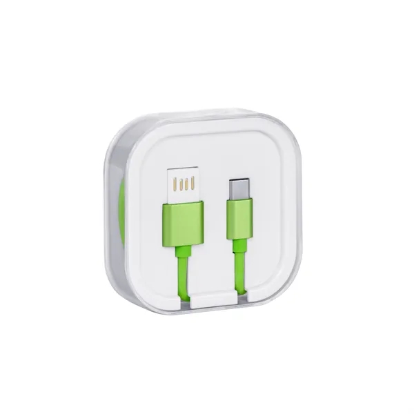 USB-C to USB-A fast charging cable in clear white plastic case.... from ASI 68190 Lungsal / Lungsal