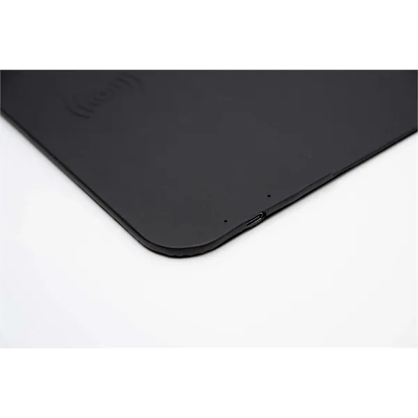 Qi wireless charger and mouse pad is made with PU leather... from ASI 68190 Lungsal / Lungsal