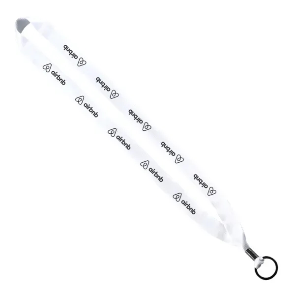 36"L x 3/4"W polyester lanyard with a metal crimp and a... from ASI 88060 Snugz/USA Inc / SnugZ USA®