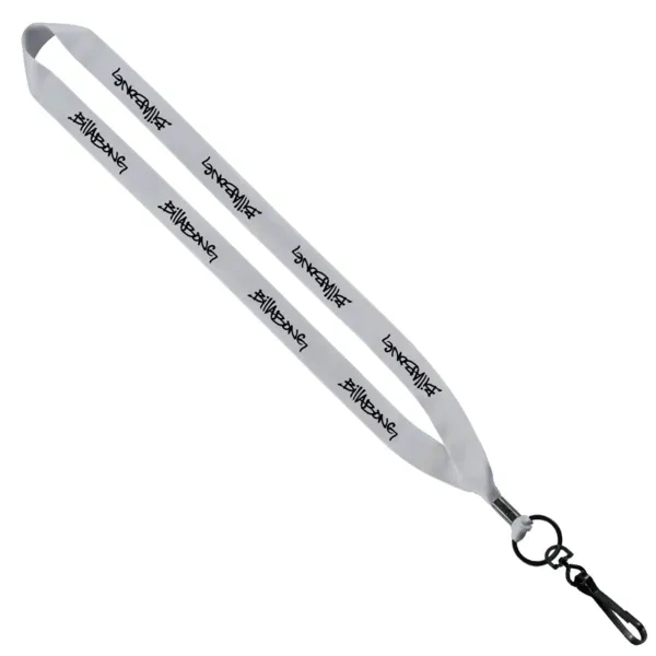 3/4" x 16" economy polyester lanyard with metal crimp and metal... from ASI 88060 Snugz/USA Inc / SnugZ USA®