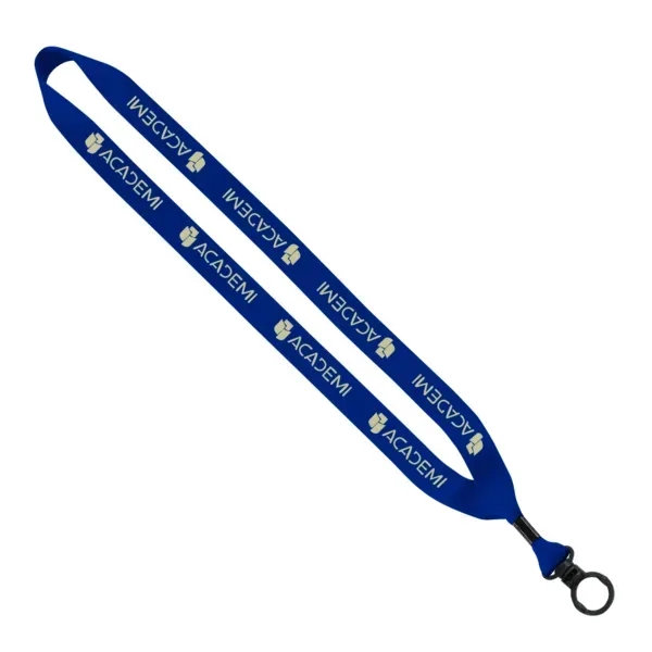 3/4" x 16" economy polyester lanyard with O-ring.... from ASI 88060 Snugz/USA Inc / SnugZ USA®