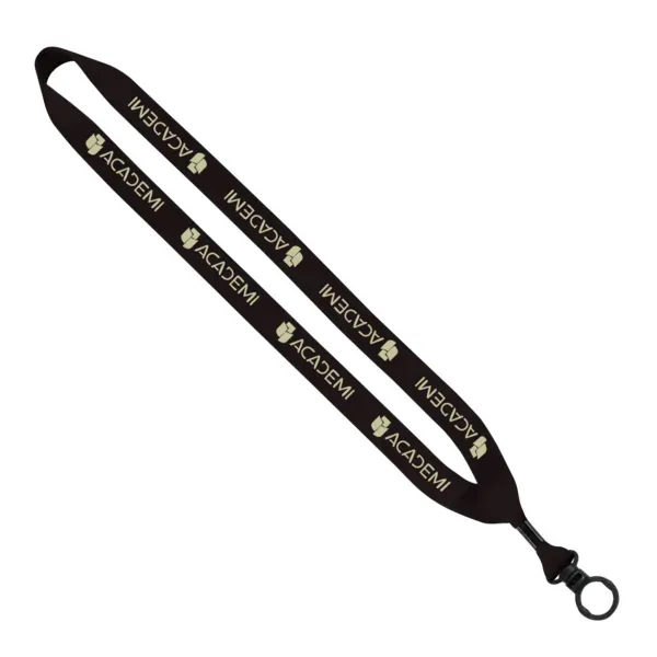 3/4" x 16" economy polyester lanyard with O-ring.... from ASI 88060 Snugz/USA Inc / SnugZ USA®