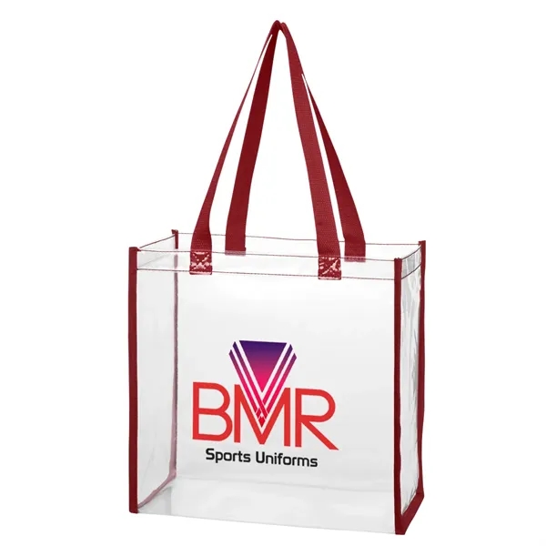 Clear Tote Bag. Made Of PVC Material.  Meets CPSIA &... from ASI 61125 Hit Promotional Products / Hit®