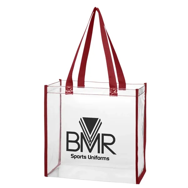Clear Tote Bag. Made Of PVC Material.  Meets CPSIA &... from ASI 61125 Hit Promotional Products / Hit®
