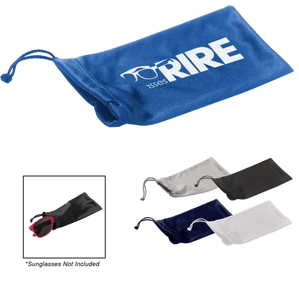Microfiber pouch with drawstring is great for sunglass storage.... from ASI 61125 Hit Promotional Products / Hit®