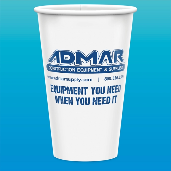 16 oz-Recycled Paper Cups-Coffee Cup with Hi-Definition Full Color Imprint, Made... from ASI 49716 Digispec & CounterPoint