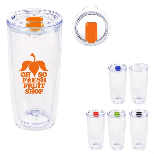 BPA free 19 oz. tumbler with acrylic outer and inner double... from ASI 61125 Hit Promotional Products / Hit®