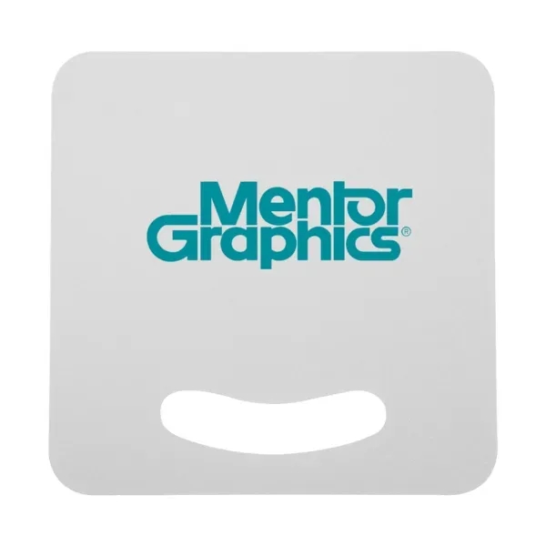 7" x 7" square-shaped fan with die cut handle; available in... from ASI 88060 Snugz/USA Inc / Sweda®