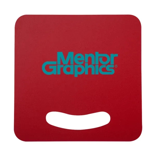 7" x 7" square-shaped fan with die cut handle; available in... from ASI 88060 Snugz/USA Inc / Sweda®