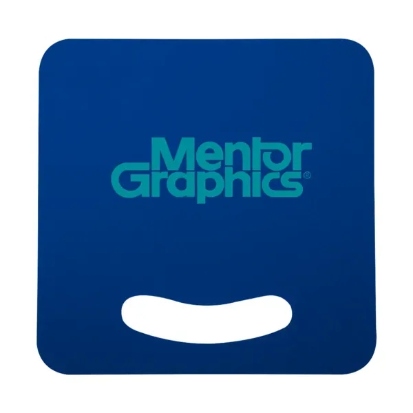 7" x 7" square-shaped fan with die cut handle; available in... from ASI 88060 Snugz/USA Inc / Sweda®