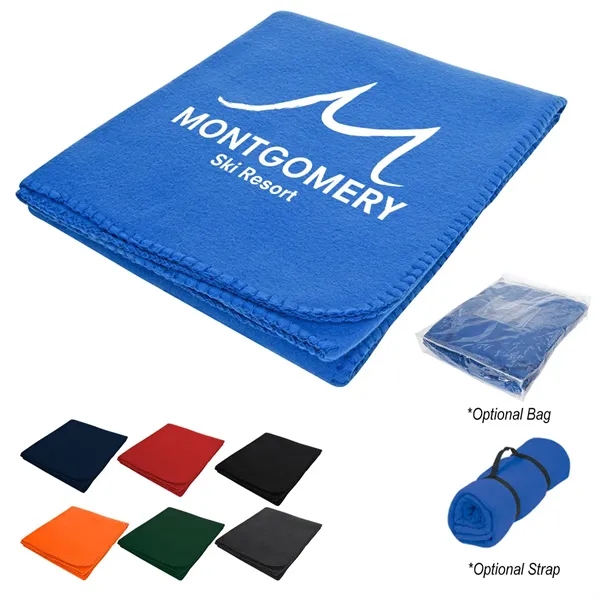 Filmore fleece blanket for staying comfy and covered during various activities.... from ASI 61125 Hit Promotional Products / Hit®
