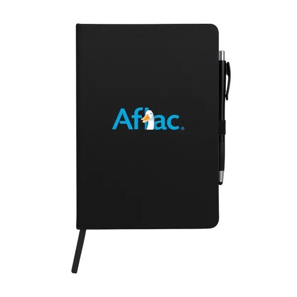 Hardcover notebook with 80 recycled sheets.... from ASI 88060 Snugz/USA Inc
