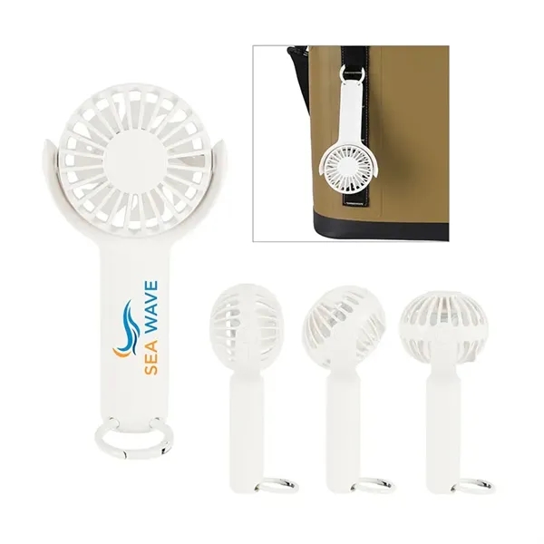 Gale Rechargeable Hand Fan... from ASI 67866 Logomark/Valumark