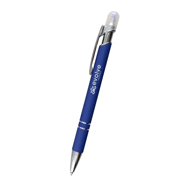 Mia incline pen with highlighter for jotting down notes and highlighting... from ASI 61125 Hit Promotional Products / Hit®