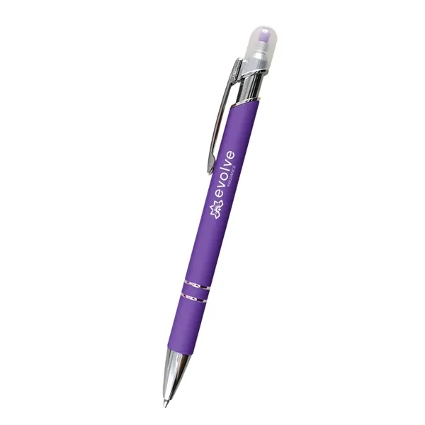 Mia incline pen with highlighter for jotting down notes and highlighting... from ASI 61125 Hit Promotional Products / Hit®