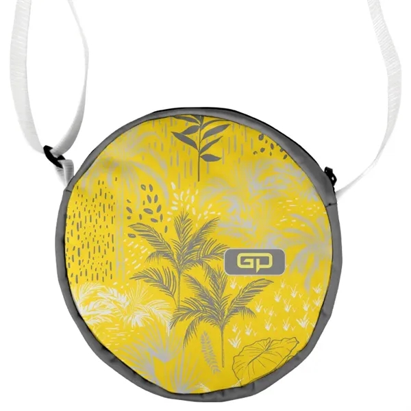 USA made crossbody bag with full color front and back, adjustable... from ASI 67557 LimeLight Ent