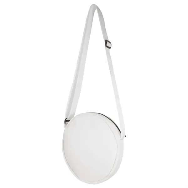 USA made crossbody bag with full color front and back, adjustable... from ASI 67557 LimeLight Ent