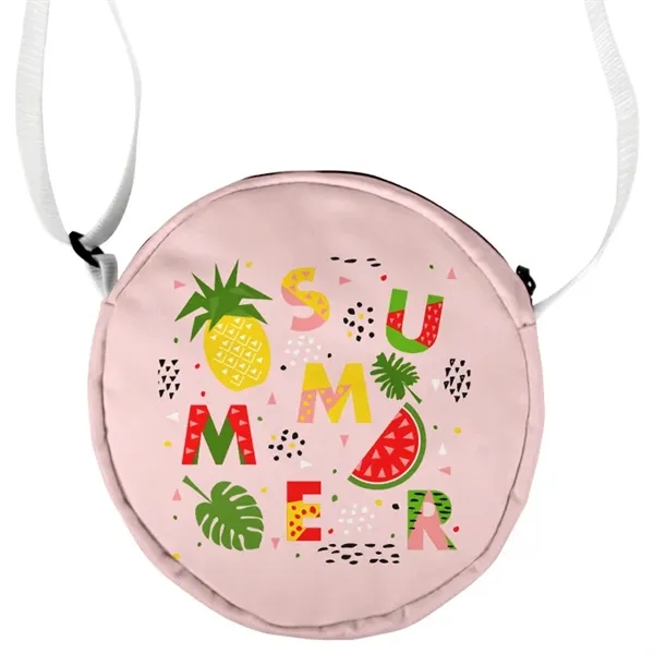 USA made crossbody bag with full color front and back, adjustable... from ASI 67557 LimeLight Ent