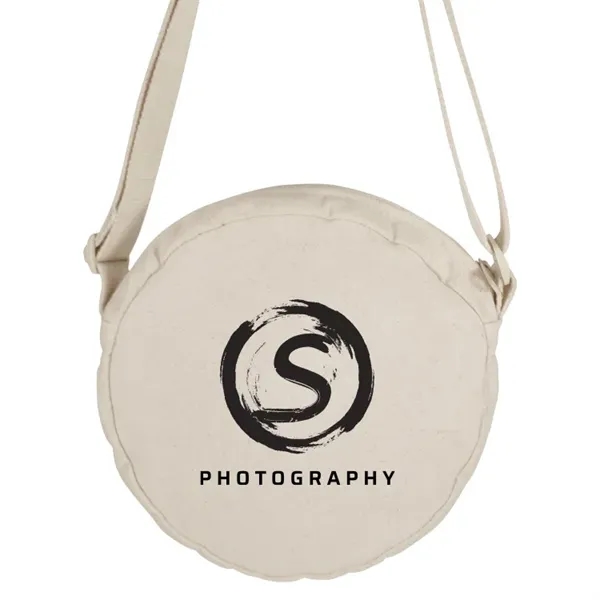 USA-made cotton crossbody with zip pocket and dual imprint areas-great for... from ASI 67557 LimeLight Ent