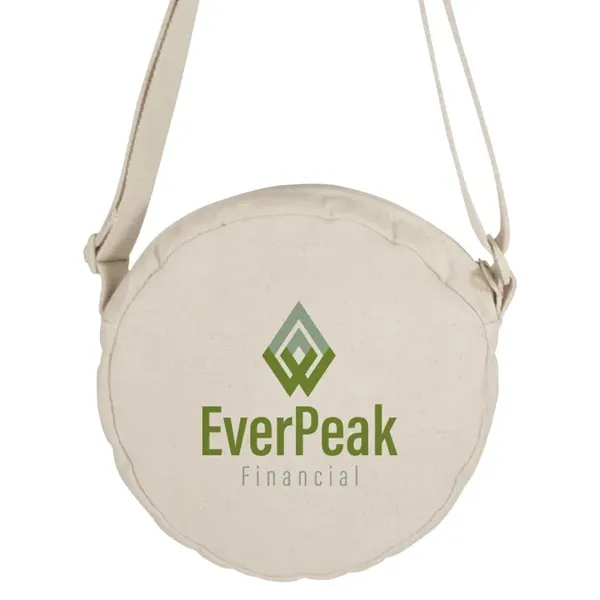 USA-made cotton crossbody with zip pocket and dual imprint areas-great for... from ASI 67557 LimeLight Ent