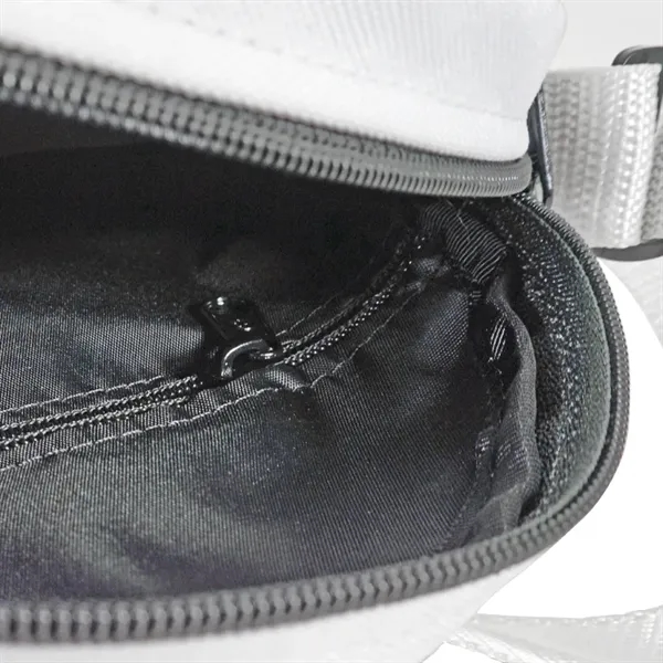 USA made crossbody bag with full color front and back, adjustable... from ASI 67557 LimeLight Ent