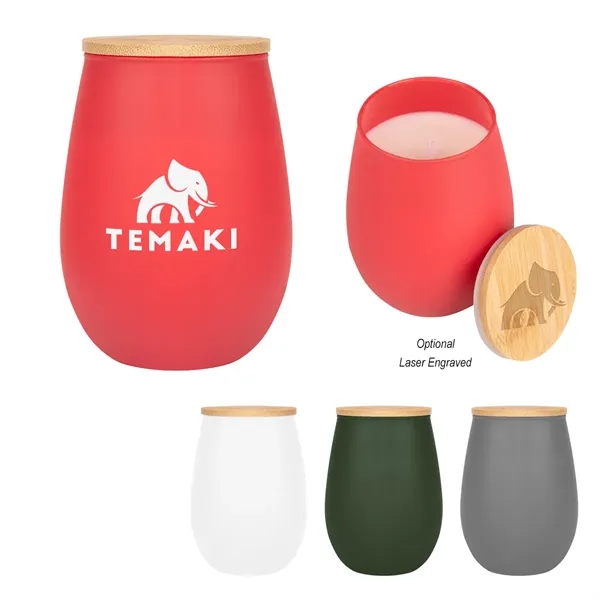 Scented candle with a soda lime glass, soy wax with vanilla... from ASI 61125 Hit Promotional Products / Hit®