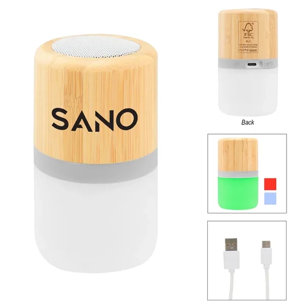 Wireless speaker with Bluetooth technology and LED lights.... from ASI 61125 Hit Promotional Products / Hit®