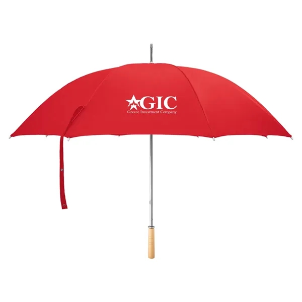 Golf umbrella with metal shaft and wood handle.... from ASI 61125 Hit Promotional Products / Hit®