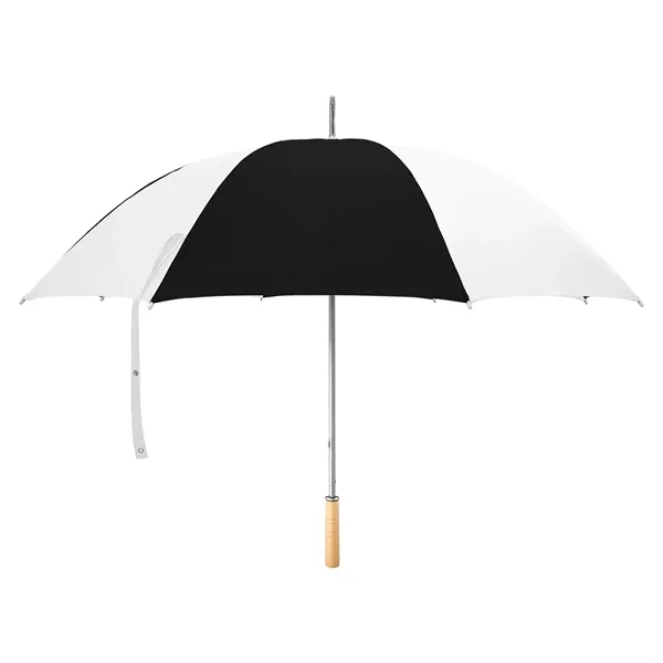 Golf umbrella with metal shaft and wood handle.... from ASI 61125 Hit Promotional Products / Hit®