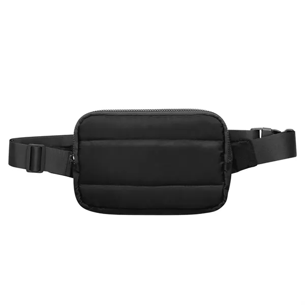 Belt bag with zippered main compartment, multiple pockets and an adjustable... from ASI 61125 Hit Promotional Products / Hit®