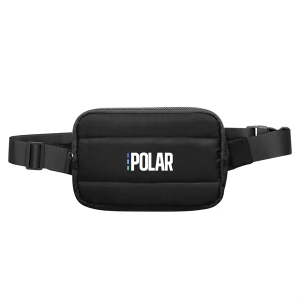 Belt bag with zippered main compartment, multiple pockets and an adjustable... from ASI 61125 Hit Promotional Products / Hit®