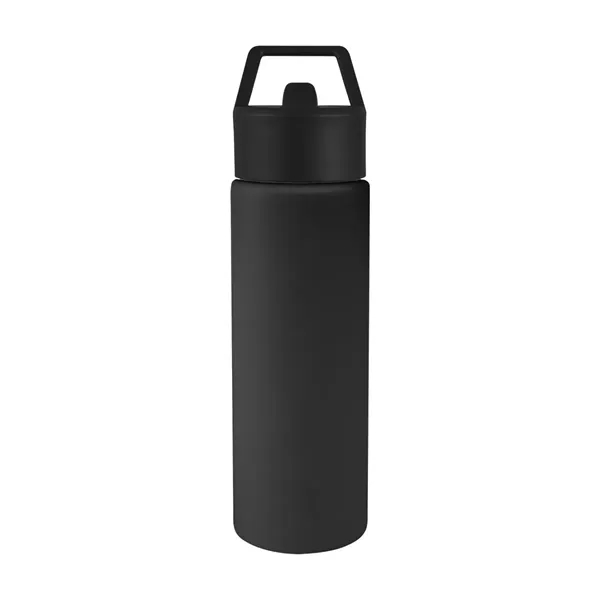24 oz. recycled stainless steel bottle with lid and silicone straw.... from ASI 61125 Hit Promotional Products / Hit®