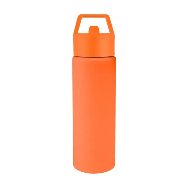 24 oz. recycled stainless steel bottle with lid and silicone straw.... from ASI 61125 Hit Promotional Products / Hit®
