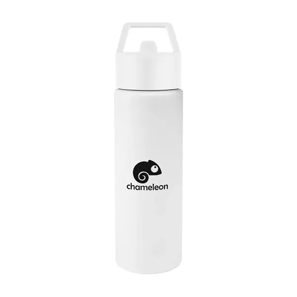 24 oz. recycled stainless steel bottle with lid and silicone straw.... from ASI 61125 Hit Promotional Products / Hit®