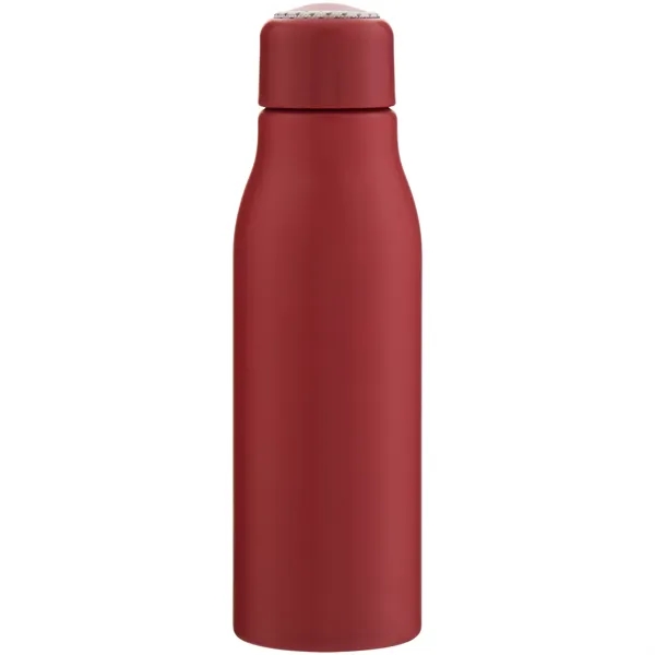 Lightweight 24 oz aluminum bottle with threaded lid, color-accent cord, and... from ASI 51197 ETS Express, LLC