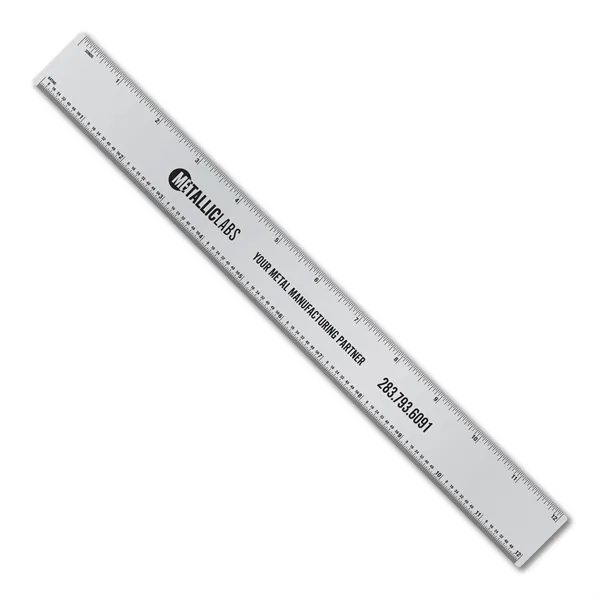 .025 12" aluminum ruler with tinner circumference scales. Printed one color... from ASI 53430 Executive Line / Executive Line®