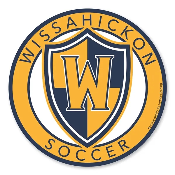 4" circle shaped magnetic car sign with four color imprinting.... from ASI 68507 The Magnet Group / Magnet LLC™