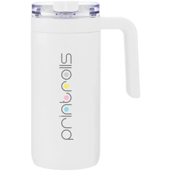 16 oz vacuum insulated stainless steel mug with swivel-closure lid, plastic... from ASI 51197 ETS Express, LLC