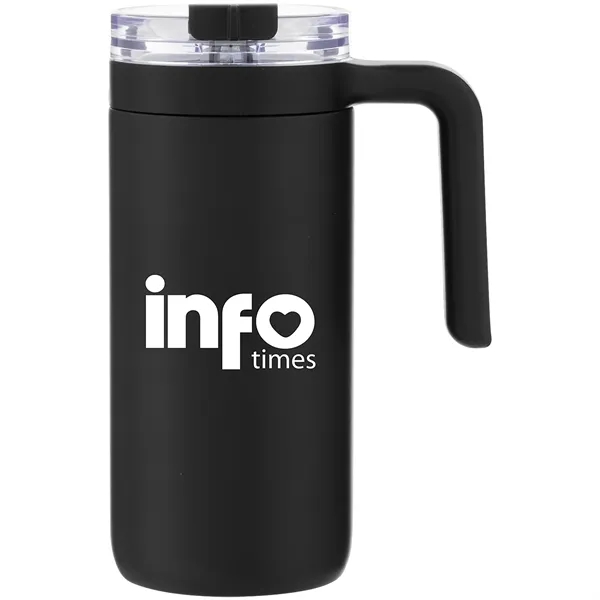 16 oz vacuum insulated stainless steel mug with swivel-closure lid, plastic... from ASI 51197 ETS Express, LLC
