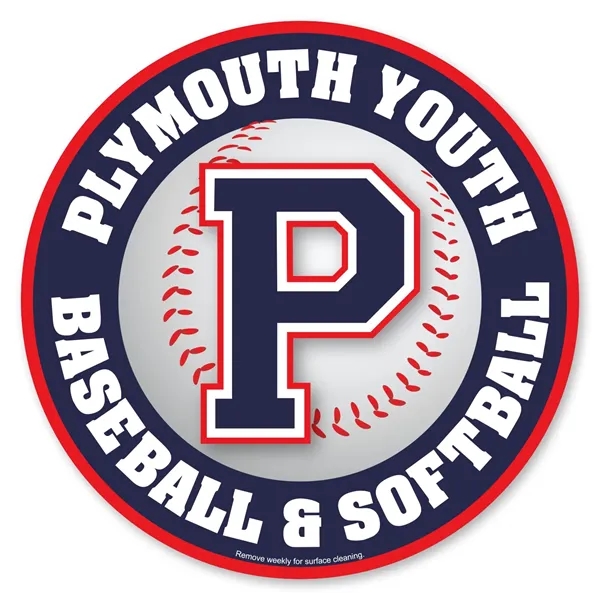 10" circle shaped car magnet with four color process imprinting.... from ASI 68507 The Magnet Group / Magnet LLC™