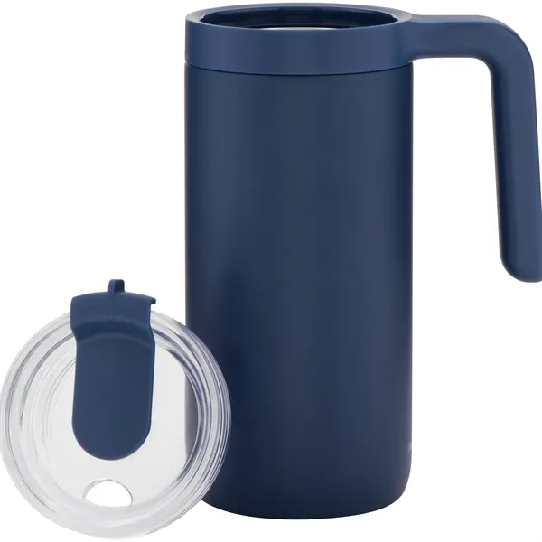 16 oz vacuum insulated stainless steel mug with swivel-closure lid, plastic... from ASI 51197 ETS Express, LLC