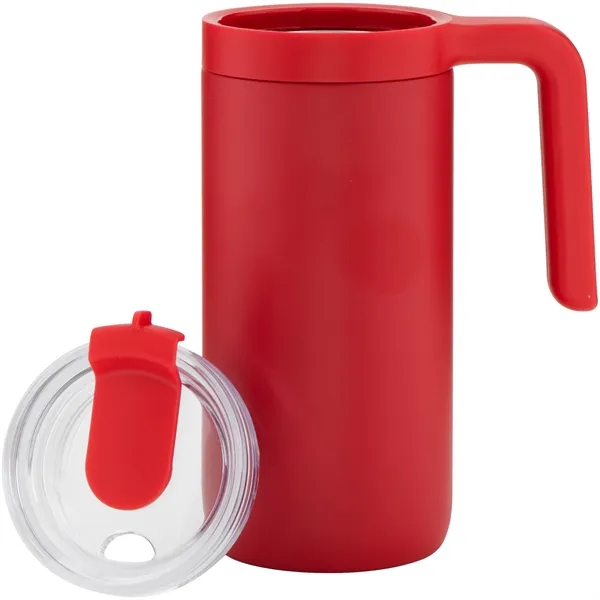 16 oz vacuum insulated stainless steel mug with swivel-closure lid, plastic... from ASI 51197 ETS Express, LLC