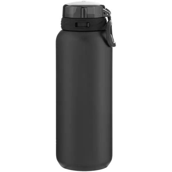 32 oz stainless steel water bottle with threaded lid and straw.... from ASI 51197 ETS Express, LLC