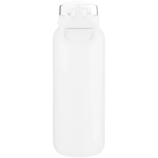 32 oz stainless steel water bottle with threaded lid and straw.... from ASI 51197 ETS Express, LLC