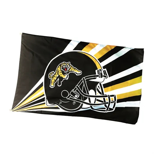 Dye-sublimation printed 18" x 36" custom flags.... from ASI 93987 Martini-Vispak Inc.