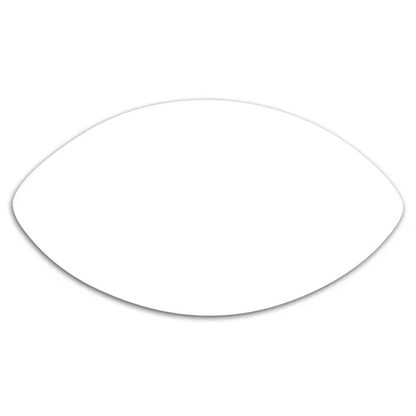 8" x 4 13/32" magnetic car sign with football shape and... from ASI 68507 The Magnet Group / Magnet LLC™