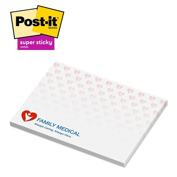 3" x 4" custom printed notepad with 25 self-adhesive sheets.... from ASI 91240 3M/Promotional Markets Dept / The 3M Line
