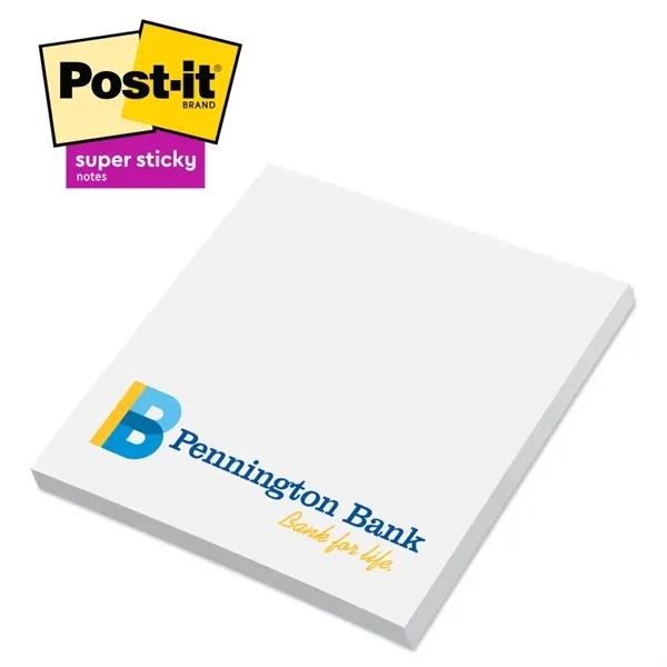3" x 3" custom printed notepad with 25 self-adhesive sheets.... from ASI 91240 3M/Promotional Markets Dept / The 3M Line