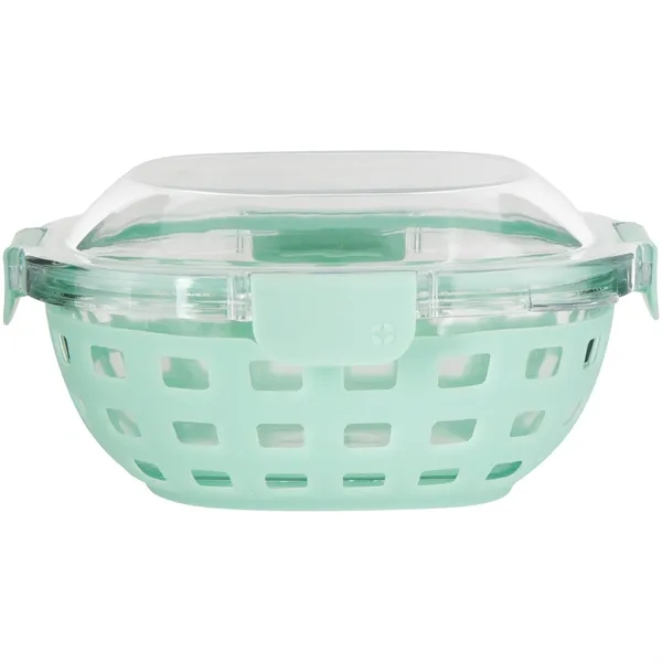 5 cup duraglass lunch bowl with silicone sleeve and lid with... from ASI 51197 ETS Express, LLC
