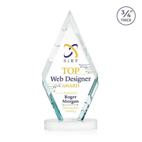 Richmond VividPrint™ Award on Alberton Base - White... from ASI 84592 St Regis Group / St Regis